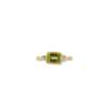 LOVE PERIDOT RING W/3 DIA - Image 2