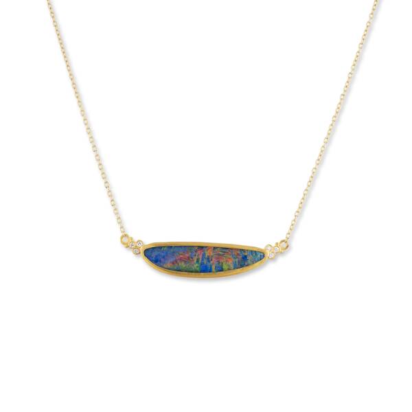 MONET'S GARDEN OPAL NECKLACE
