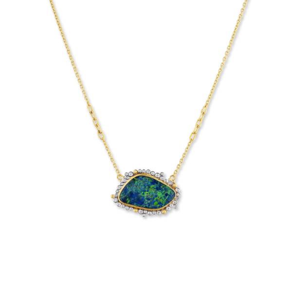 MONET'S GARDEN OPAL NECKLACE