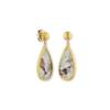 MY WORLD PEAR SHAPE AQUAPRASE EARRINGS