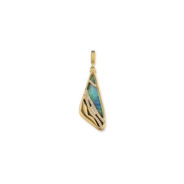 OCEAN TEMPEST BOULDER OPAL PENDANT