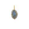 OLYA TRIANGLE LABRADORITE NECKLACE