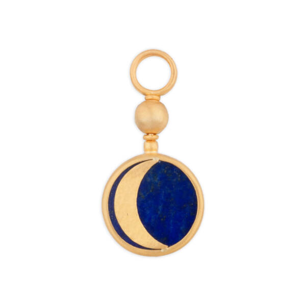 REVERSE LAPIS&MOP ROTATING  PENDANT - Image 3