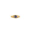 SIGNET TANZANITE RING W/DIA - Image 2