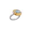 SKY CABOCHON AQUAMARINE RING