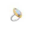 SKY CABOCHON AQUAMARINE RING