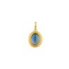 SLOANE OVAL LONDON BLUE TOPAZ PENDANT