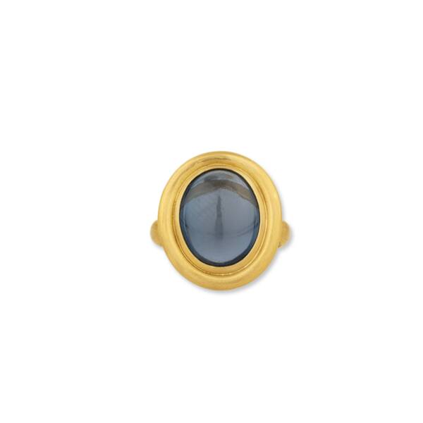 SLOANE LONDON BLUE TOPAZ  RING - Image 2