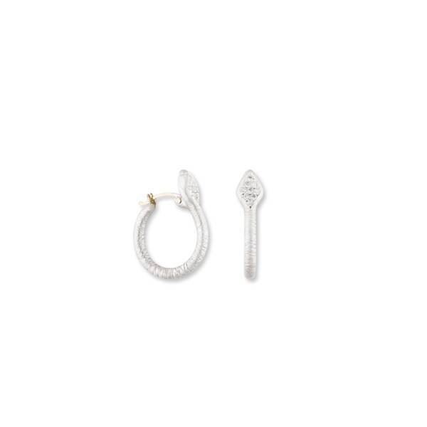 SNAKE HOOP EARRINGS