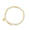TWIGA HANDMADE 22K 7.5" CHAIN BRACELET