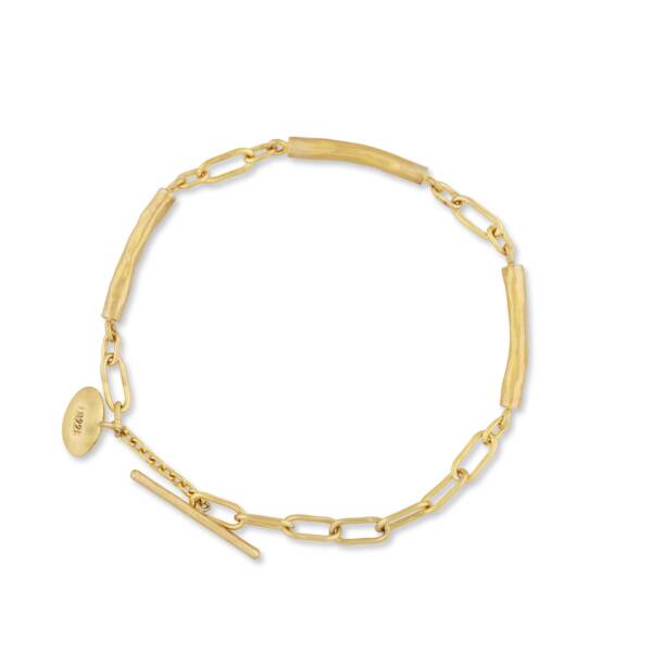 TWIGA HANDMADE 22K 7.5" CHAIN BRACELET