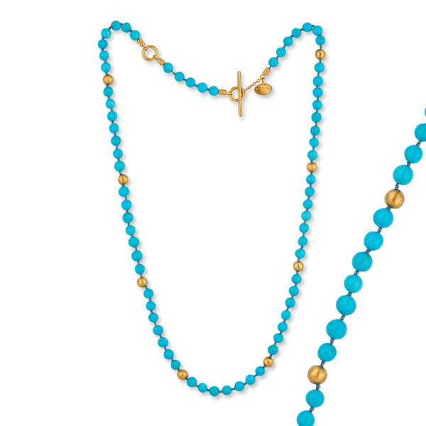SARAH SLEEPING BEAUTY BEAD NECKLACE - Image 2