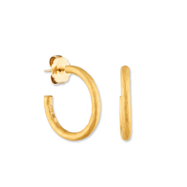 ANCORA 25MM HOOP EARRINGS