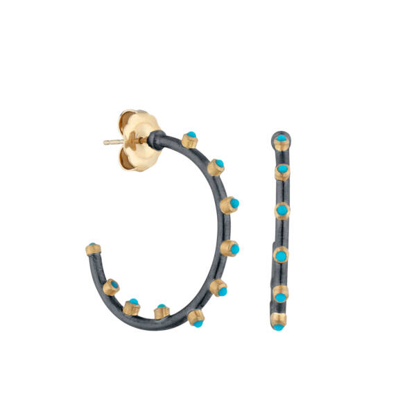 DIMA TURQUOISE HOOPS