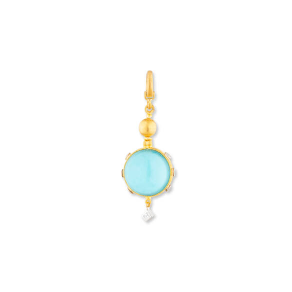 EARTH & SKY ROTATING  PENDANT- enhancer bail - Image 2