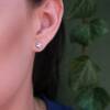 DYLAN BLUE SAPPHIRE STUDS - Image 2