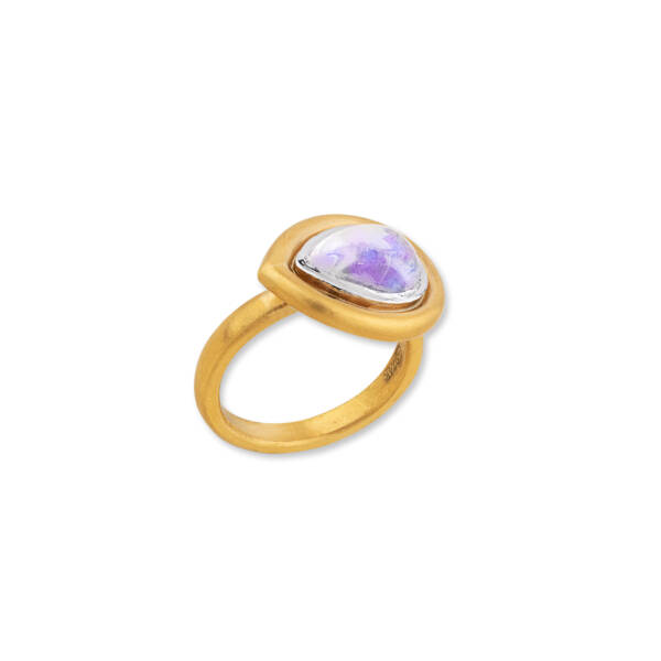 MOONDANCE PEAR SHAPE MOONSTONE RING