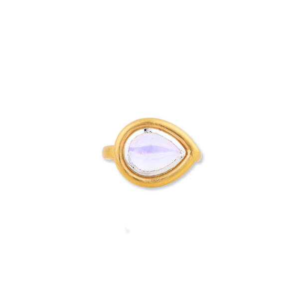 MOONDANCE PEAR SHAPE MOONSTONE RING - Image 2
