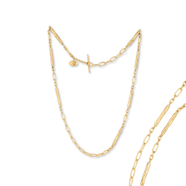 TWIGA HANDMADE 22K 18" CHAIN NECKLACE