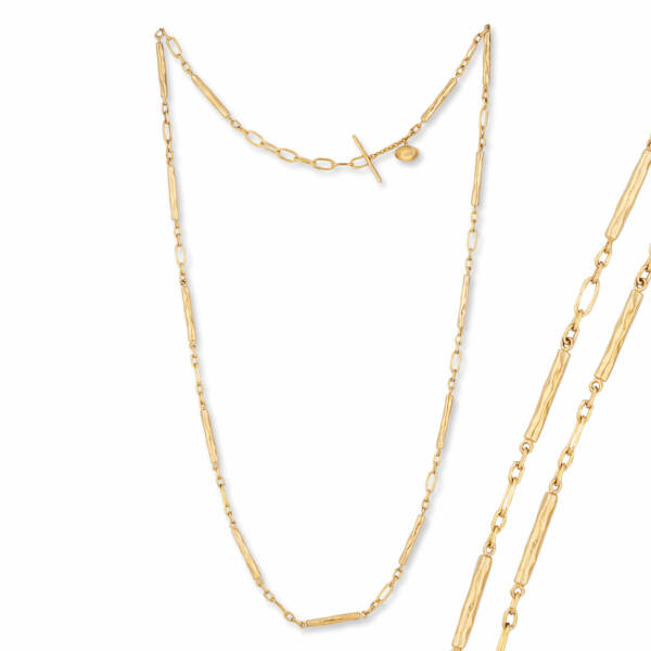 TWIGA HANDMADE 22K 26" CHAIN NECKLACE