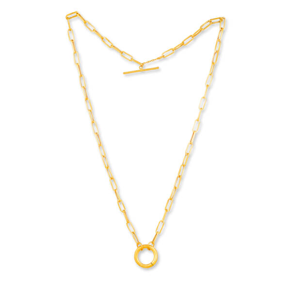 CLIPSKI 18" PAPERCLIP CHAIN 18K