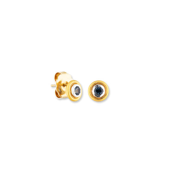 DECO BLUE GRAY SPINEL STUDS