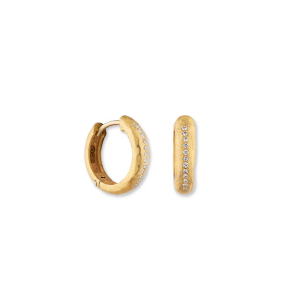 DIANA SEMI CHUNKY HUGGIES, DIAMONDS
