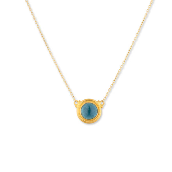BLUE HOUR INDICOLITE TOURMALINE NECKLACE
