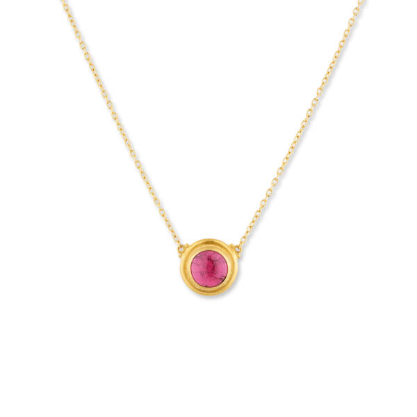 PINK TOURMALINE NECKLACE
