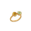 JELLYBONBON TOI ET MOI GREEN YELLOW TOURMALINE RING