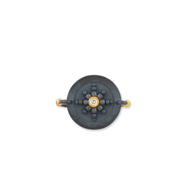 MEDALLION COMPASS RING, DIAMOND - Image 2