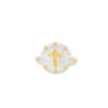 MEDALLION CROSS RING, DIAMOND - Image 2