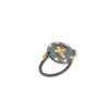 MEDALLION CROSS RING, DIAMOND