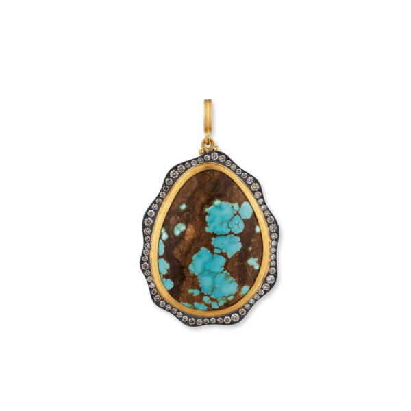 NATURE NEVADA#8 TURQUOISE PENDANT