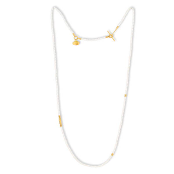 26" SARAH CULTURED SEED PEARLS NECKLACE