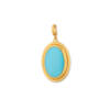 SLOANE OVAL TURQUOISE PENDANT - Image 3