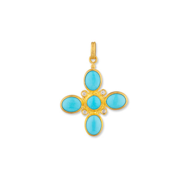 SLOANE TQ CROSS PENDANT