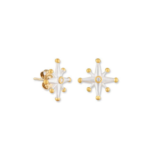 STARBURST 16MM STUDS W/DIAMONDS