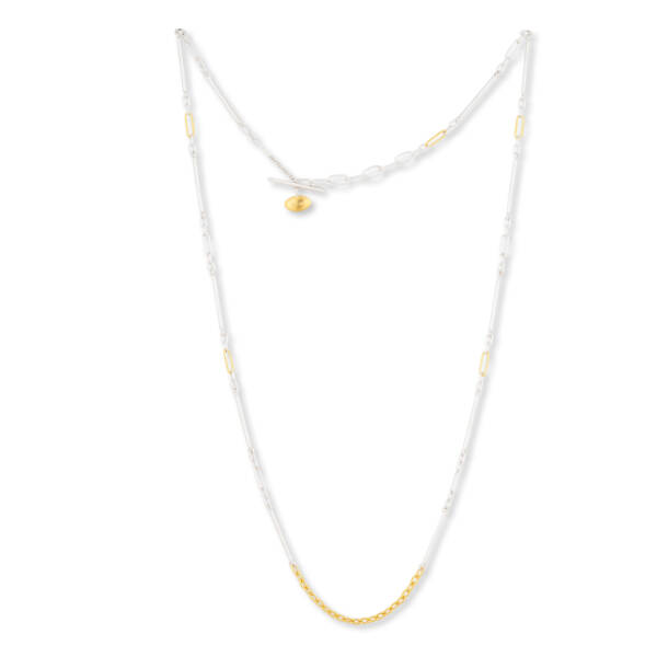 TWIGA HANDMADE 22K&SILVER 26" CHAIN