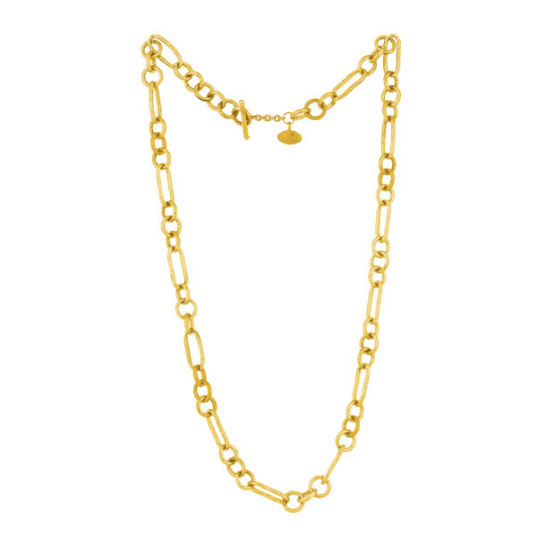 CASEY NECKLACE 22" 22K ALL GOLD