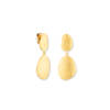HAMMERED DOUBLE DROP EARRINGS