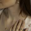 SUN CORNFLOWER BLUE SAPPHIRE NECKLACE - Image 2