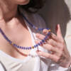 ANGEL 25" TANZANITE BEAD NECKLACE - Image 3