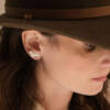BUTTERCUP SILVER DIAMOND EARCLIMBERS - Image 2