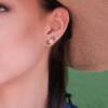 BUTTERCUP GOLD&OXI SMALL EARCLIMBERS/DIA - Image 2