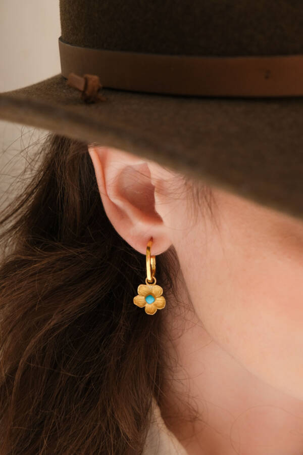 BUTTERCUP SB TURQUOISE EAR CHARMS - Image 2