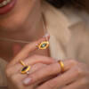BOOGIE LINE ALL GOLD RING - Image 3