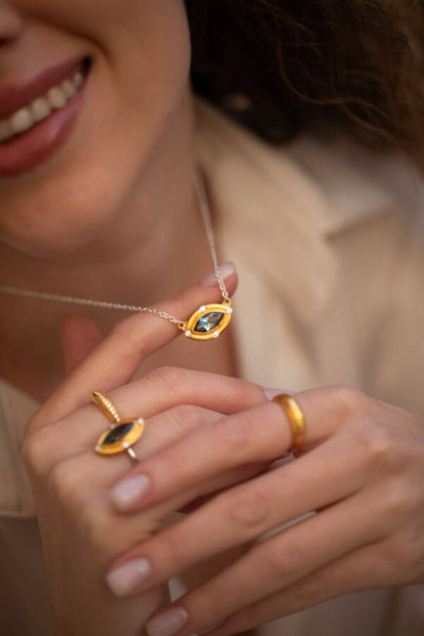 BOOGIE LINE ALL GOLD RING - Image 3