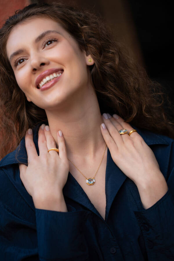 BOOGIE LINE ALL GOLD RING - Image 4