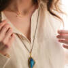 FLOATING CHARMS DRAGONFLY REVERSIBLE NECKLACE - Image 3